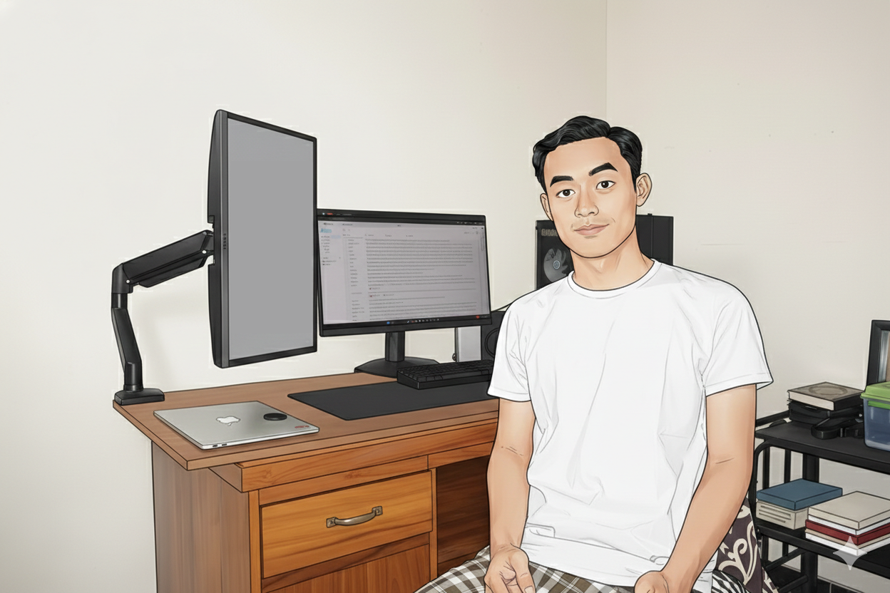 Erik Faderik - Full-Stack Software Engineer based in East Java, Indonesia - Professional portrait