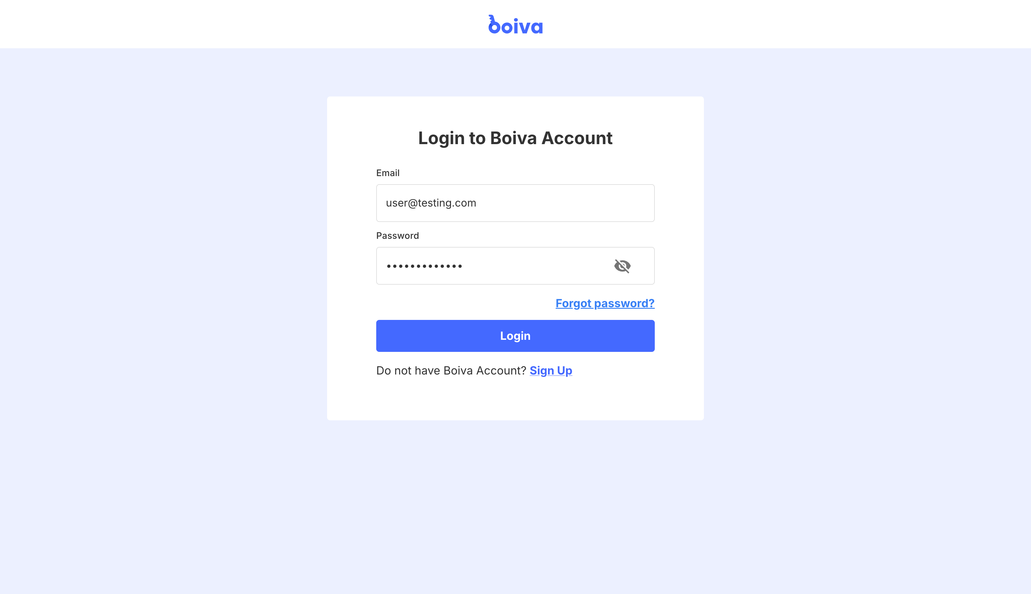Boiva Dashboard