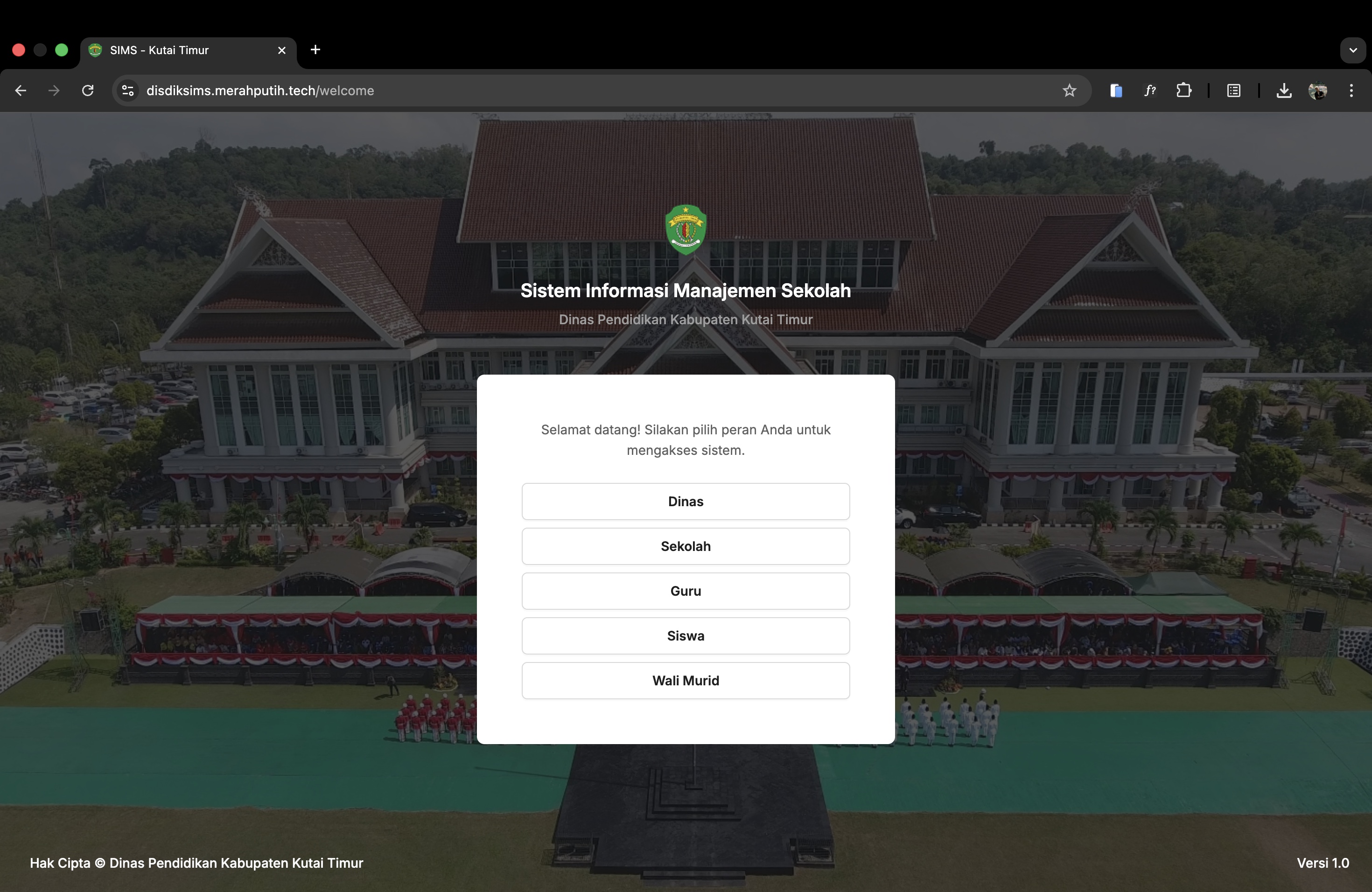 Sistem Informasi Manajemen Sekolah (SIMS)
